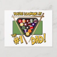 Pool/Billiards #1 Dad Father's Day Gift