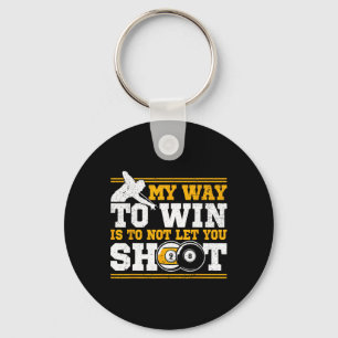 Pool Billiards And 8 Ll Winning Men  Key Ring
