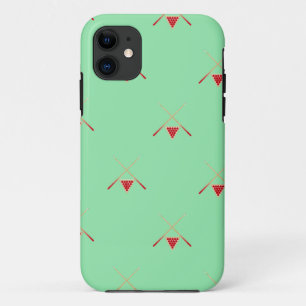 pool billiards on green iPhone 11 case