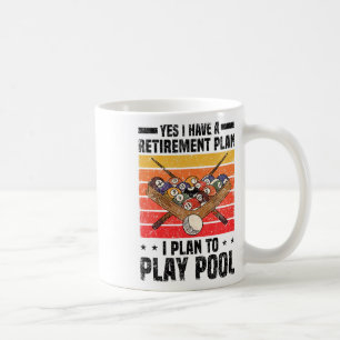 Pool Billiards Snooker Cue Player 7 Coffee Mug