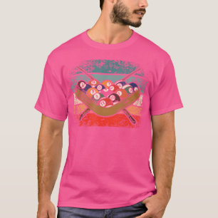 Pool Billiards Snooker Saying 8 Ball Pool Cue Bill T-Shirt