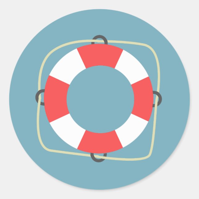 Pool Birthday Party Stickers (Front)