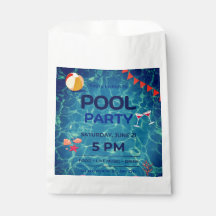 Pool Birthday Party Welcome Sign
