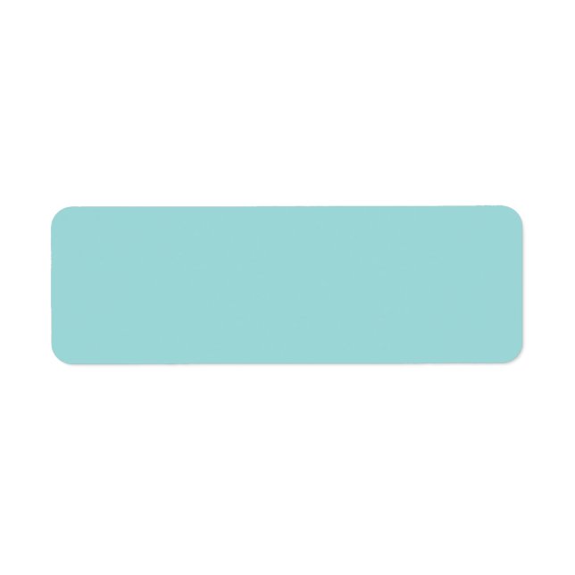 Pool Blue Personalised Aqua Teal Colour Background (Front)