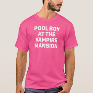 Pool Boy At The Vampire Mansion EMO Vamp Goth Way T-Shirt