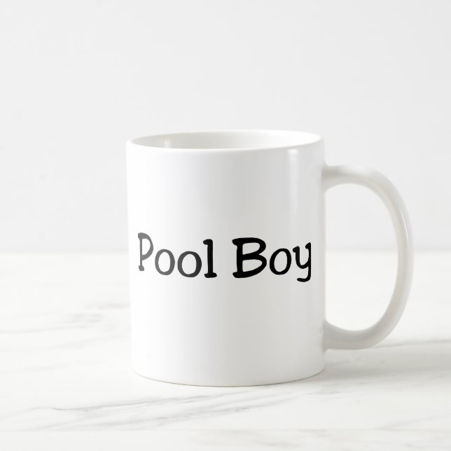 Pool Boy Coffee Mug (Right)
