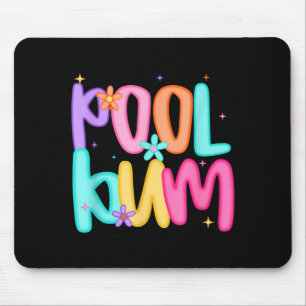 Pool Bum Flower Power Summer Fun Mouse Mat