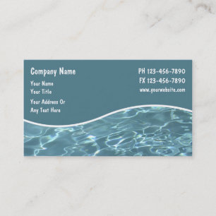 Pool Business Cards