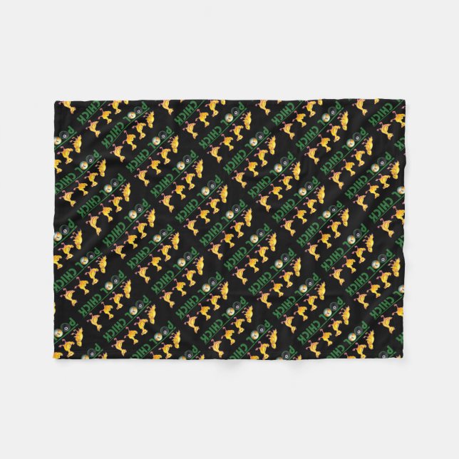 Pool Chick Fleece Blanket (Front (Horizontal))