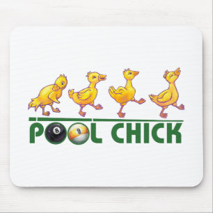 Pool Chick Mouse Mat