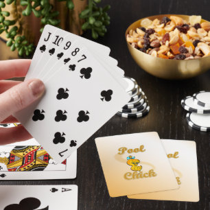 Pool Chick Playing Cards