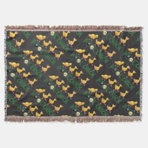 Pool Chick Throw Blanket