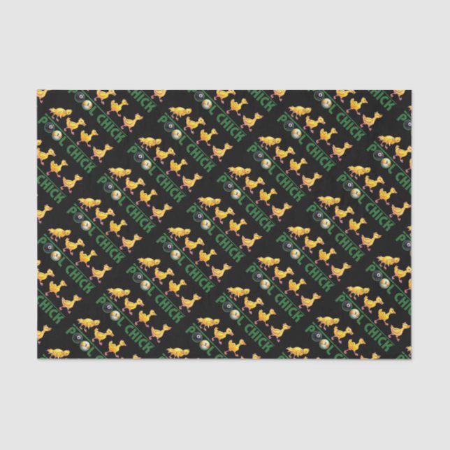 Pool Chick Tissue Paper (Front)