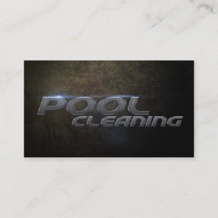 Pool cleaning Business card