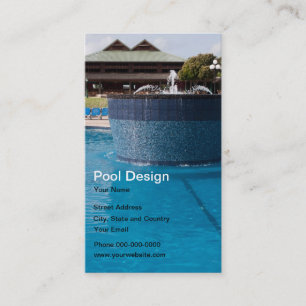 Pool Design Business Card