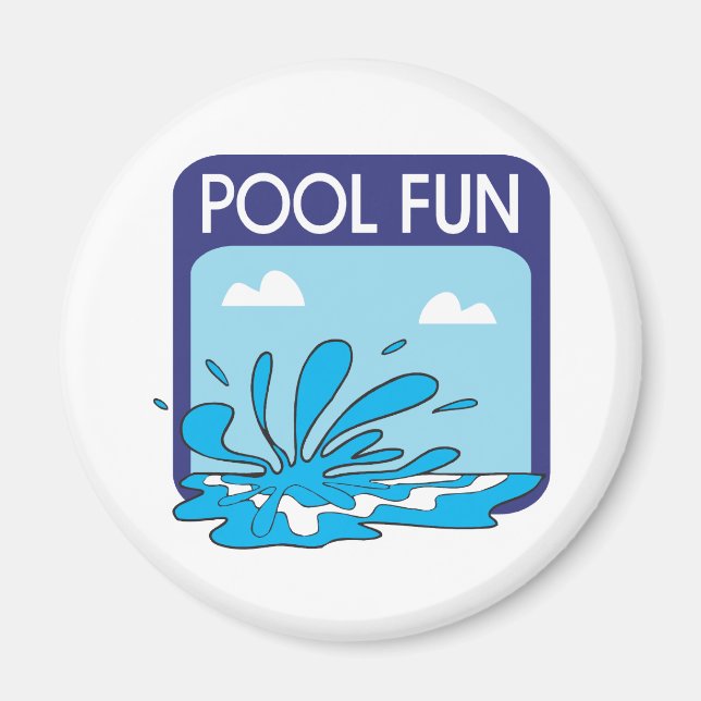 Pool Fun Magnet (Front)