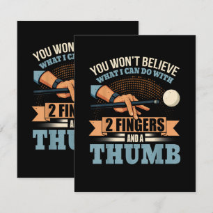 Pool Funny Billiards Card