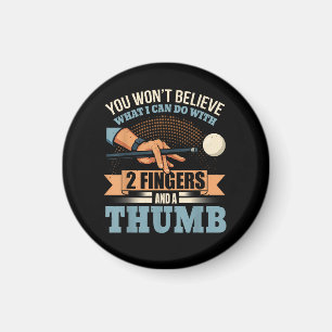 Pool Funny Billiards Magnet
