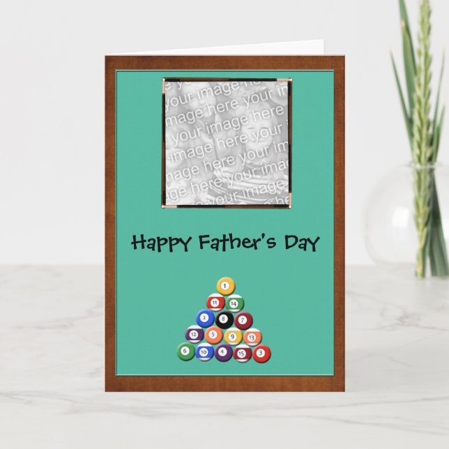 Pool Hall Father's Day Card (Front)