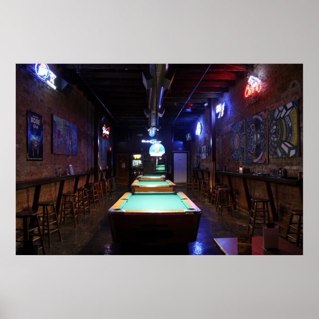 Pool Hall Poster (Front)