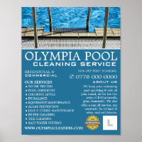 Pool Ladder, Swimming Pool Cleaning Advertising