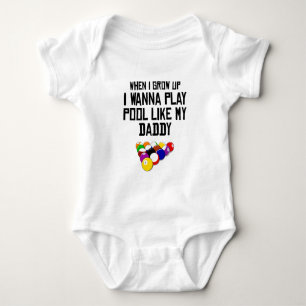 Pool Like My Daddy Baby Bodysuit