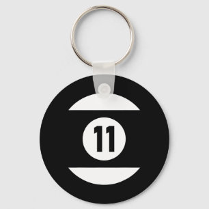 Pool Ll 11 Matching Billiards Gift Easy Halloween Key Ring