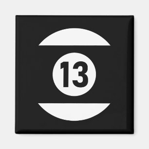 Pool Ll 13 Matching Billiards Gift Easy Halloween  Magnet