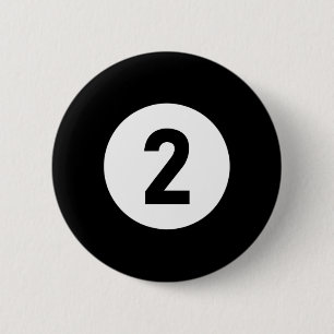 Pool Ll 2 Matching Billiards Gift Easy Halloween C 6 Cm Round Badge