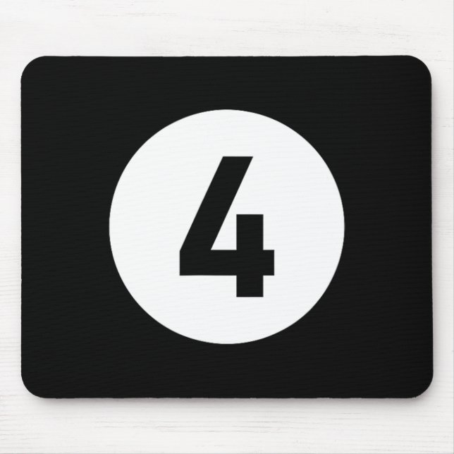 Pool Ll 4 Matching Billiards Gift Easy Halloween C Mouse Mat (Front)