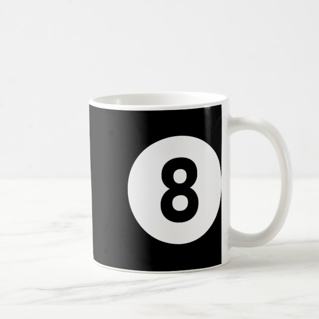 Pool Ll 8 Matching Billiards Gift Easy Halloween C Coffee Mug (Right)