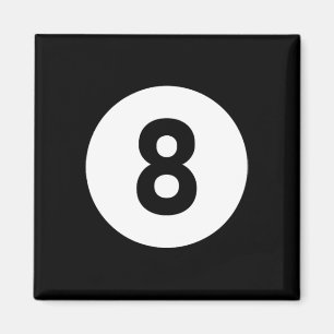 Pool Ll 8 Matching Billiards Gift Easy Halloween C Magnet