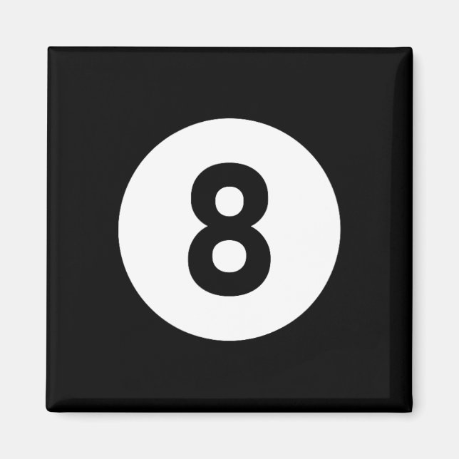 Pool Ll 8 Matching Billiards Gift Easy Halloween C Magnet (Front)