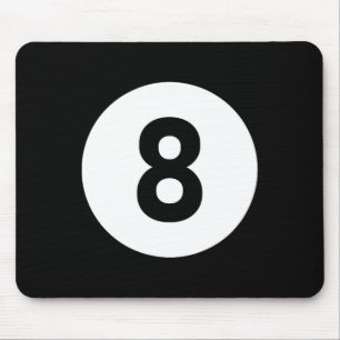 Pool Ll 8 Matching Billiards Gift Easy Halloween C Mouse Mat