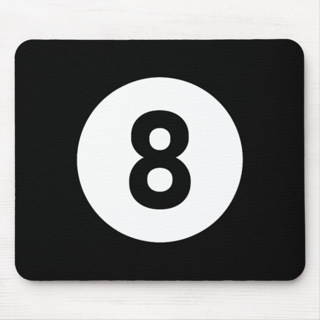 Pool Ll 8 Matching Billiards Gift Easy Halloween C Mouse Mat (Front)
