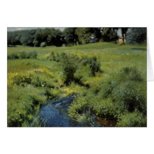 Pool Medfield by Dennis Miller Bunker, Vintage Art