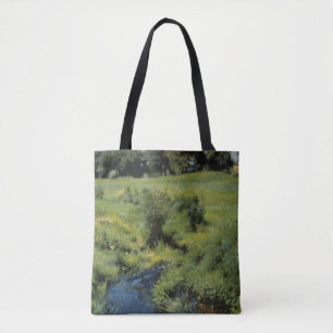 Pool Medfield by Dennis Miller Bunker, Vintage Art Tote Bag