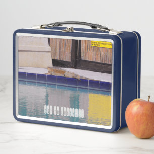 Pool of the Iguana Metal Lunch Box