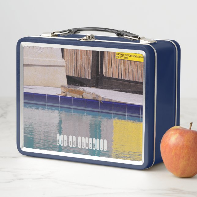 Pool of the Iguana Metal Lunch Box (In Situ)