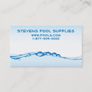 Pool or Spa Business Card