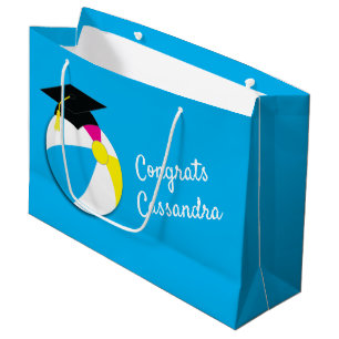 Pool Party Beach Ball Graduation Party Large Gift Bag