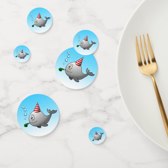 Pool Party Birthday Confetti (Group)