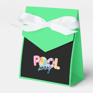 pool party birthday favour box