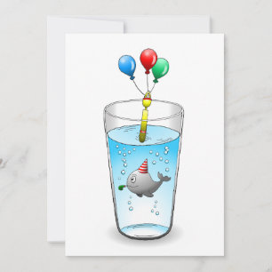 Pool Party Birthday Invitation