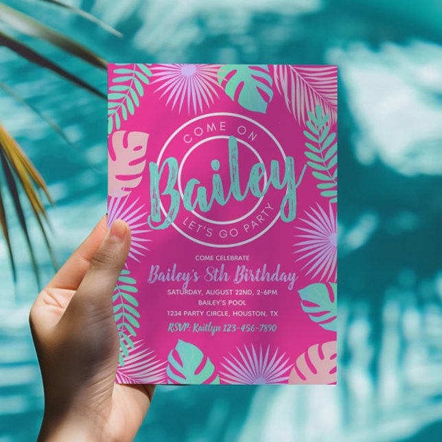 Pool Party Birthday Invitation | Pool Party (Creator Uploaded)