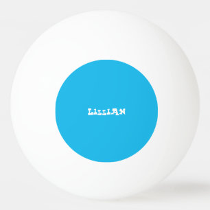 Pool Party Blue Custom Ping Pong Ball