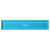 Pool Party Blue Personalised Name Plate