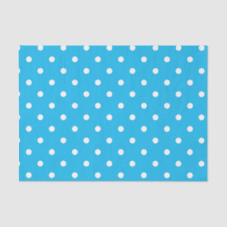 Pool Party Blue Polka Dot Tissue Paper