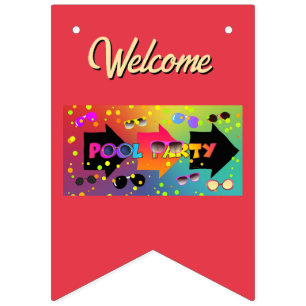 Pool Party Bunting