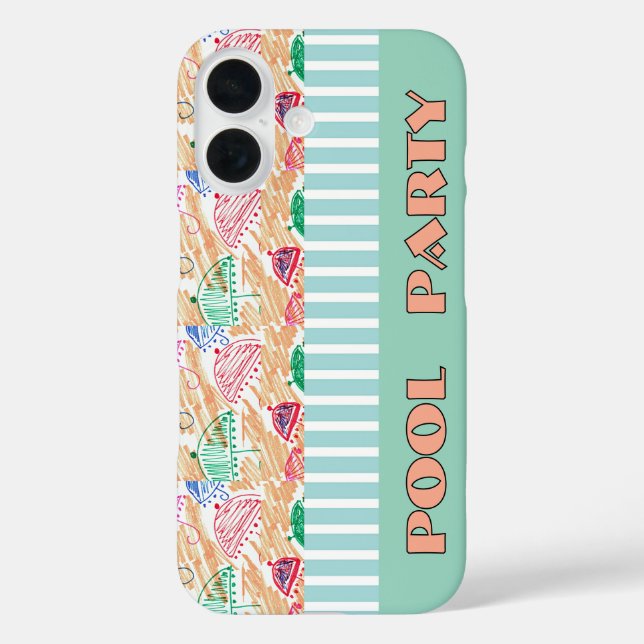 POOL PARTY  Case-Mate iPhone CASE (Back)